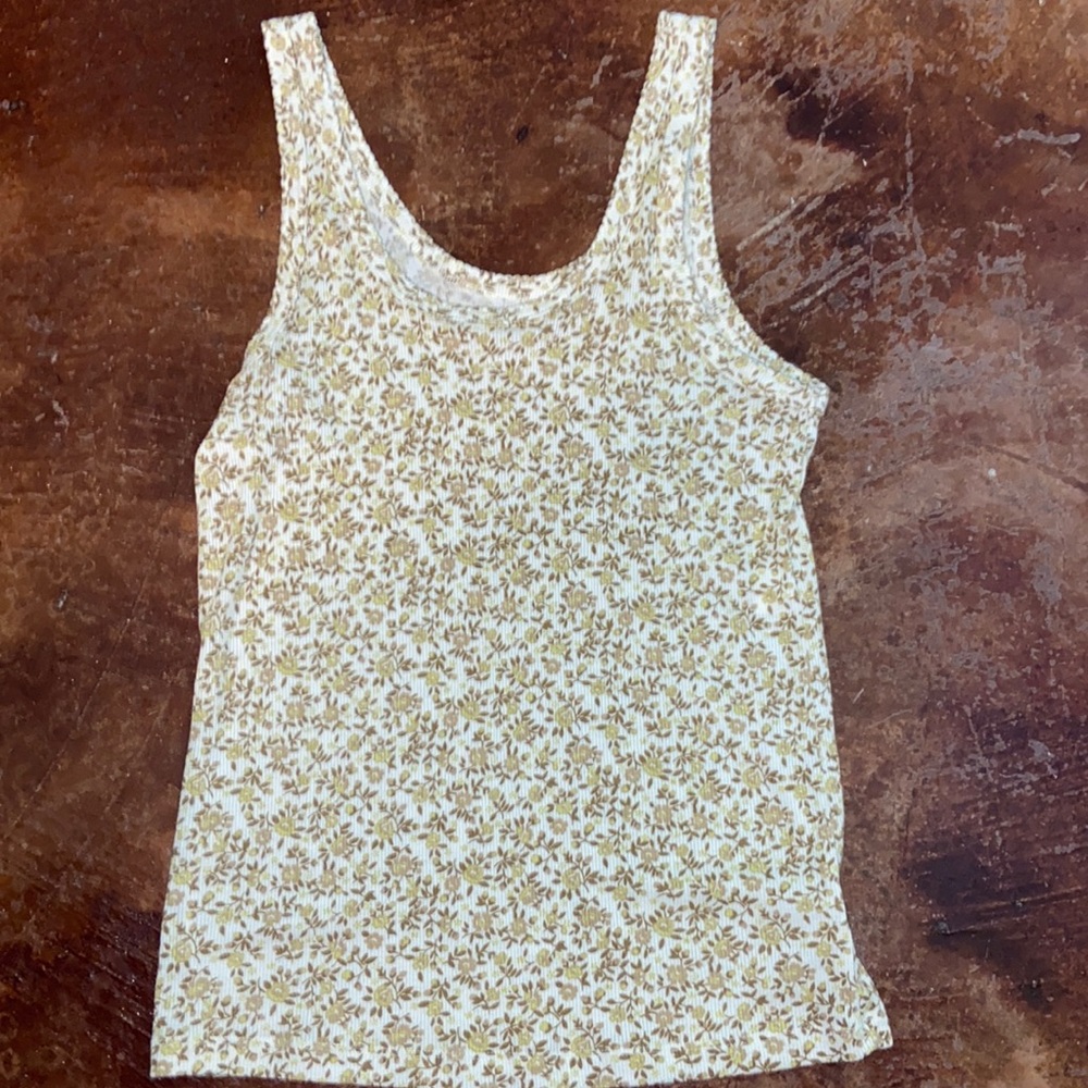 Aerie floral tank top